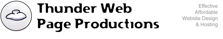 Thunder Web Page Productions